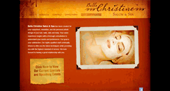 Desktop Screenshot of bellachristinesalonandspa.com